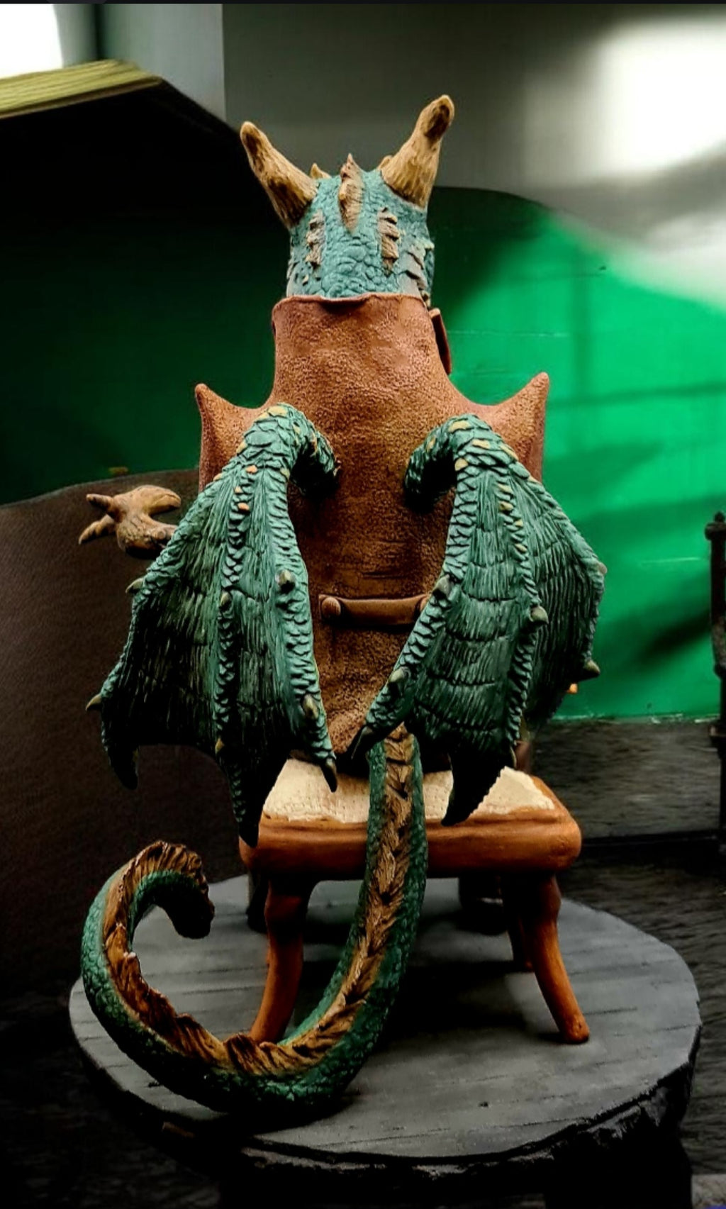 Dragon Bard – Original Hand-Sculpted Polymer Clay Figurine