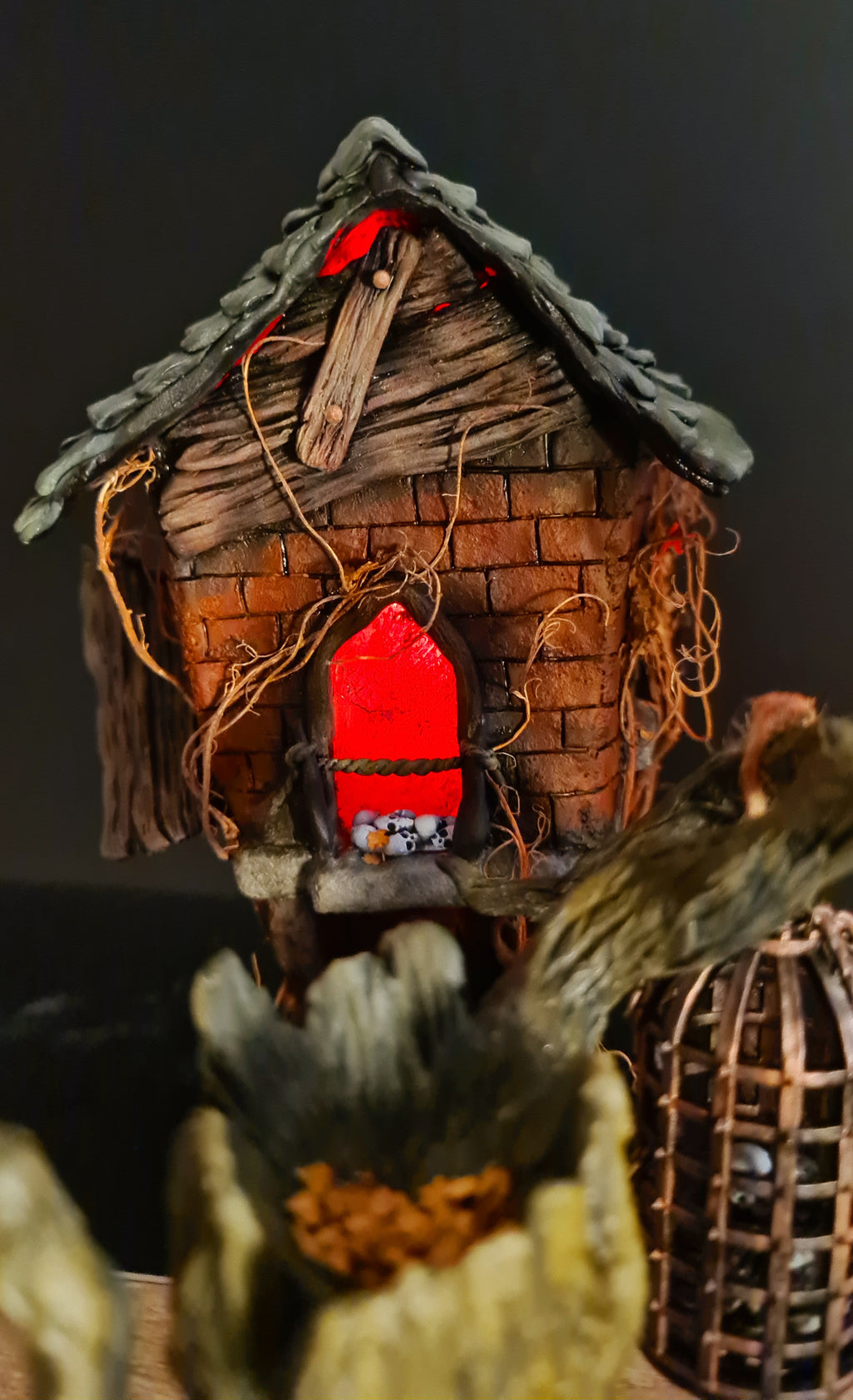 Vampire Snagon- original polymer clay sculpture