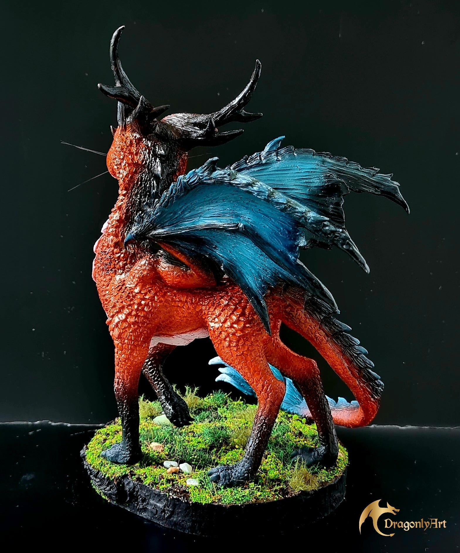 Fox Dragon – OOAK Fantasy Sculpture