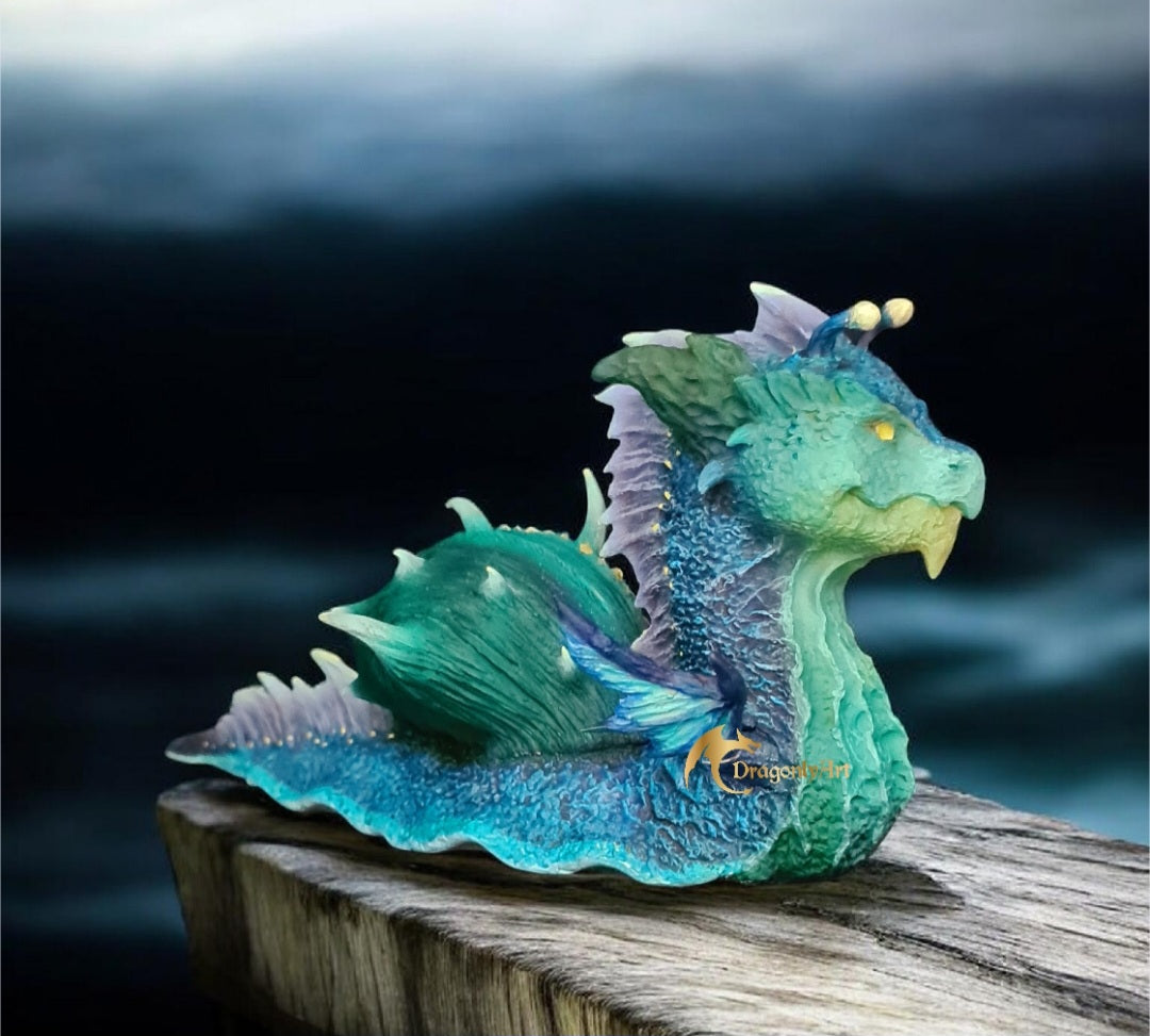 Ocean Guardian – Fantasy Dragon Snail Sculpture