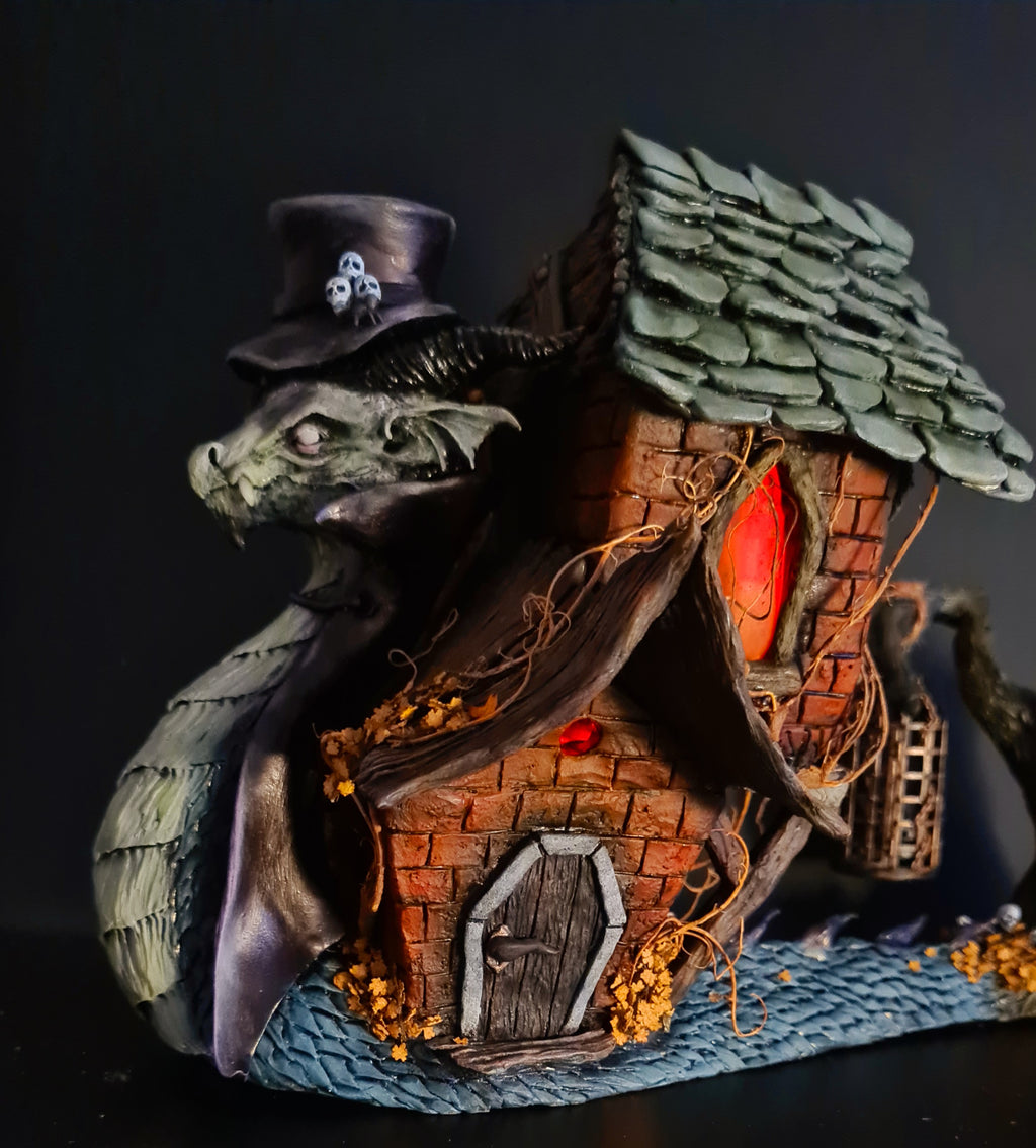 Vampire Snagon- original polymer clay sculpture