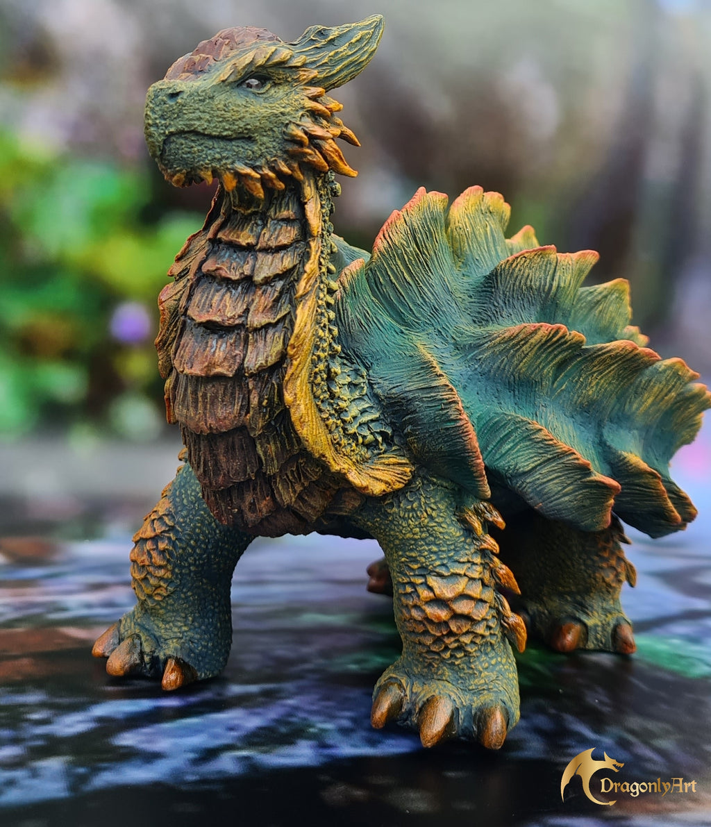 Turtle Dragon – OOAK Fantasy Sculpture
