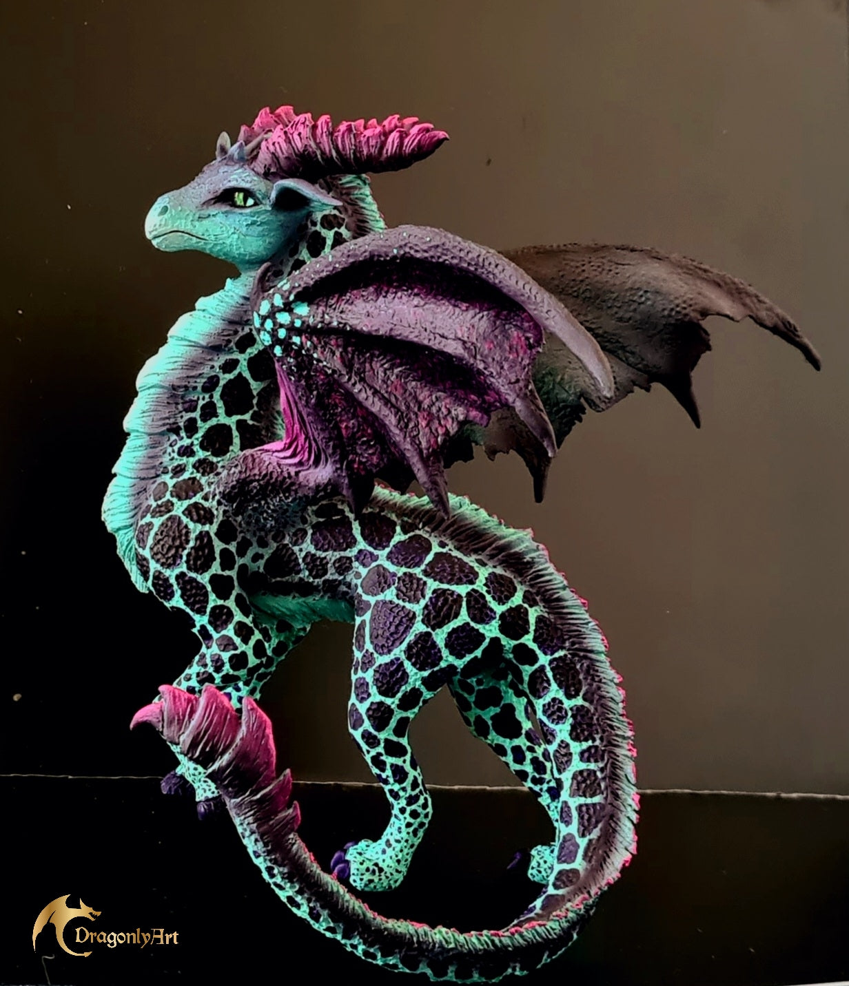 Giraffe Dragon- OOAK sculpture
