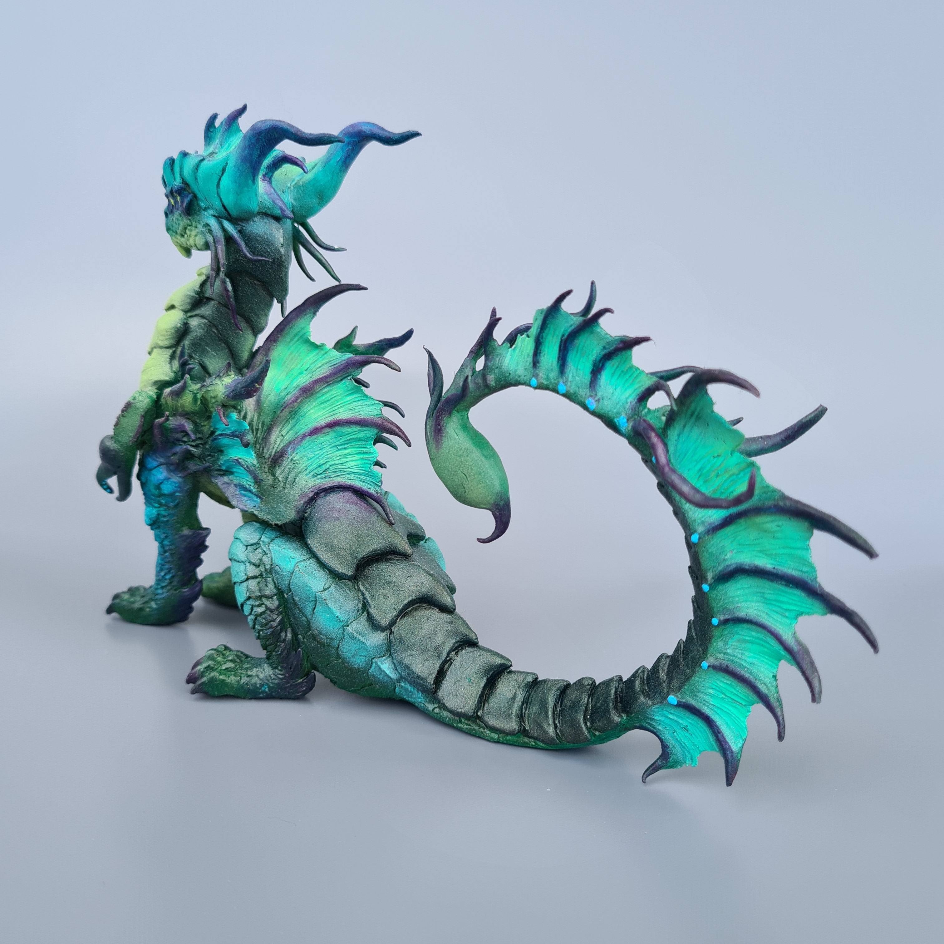 Scorpion Dragon – One of a Kind Handmade Fantasy Sculpture