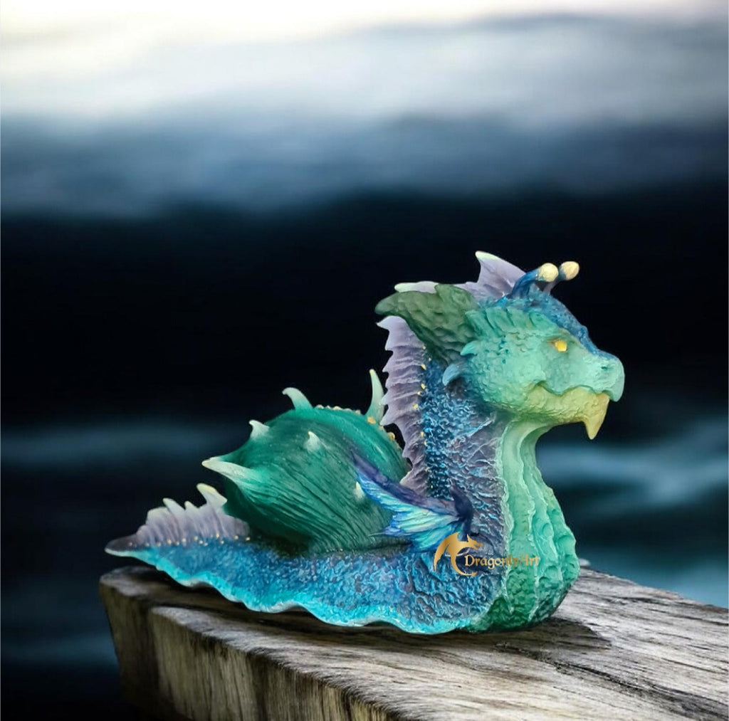 Ocean Guardian – Fantasy Dragon Snail Sculpture