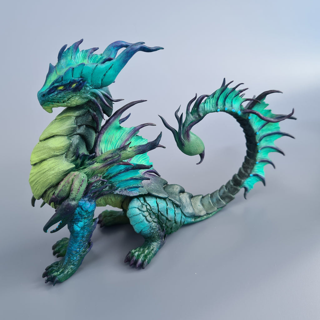 Scorpion Dragon – One of a Kind Handmade Fantasy Sculpture