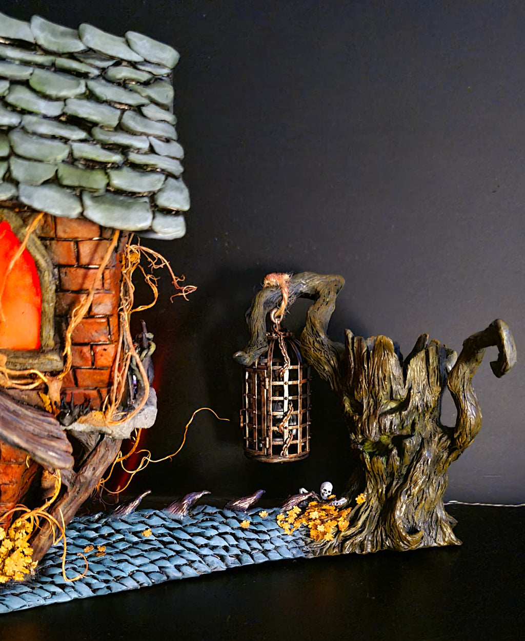 Vampire Snagon- original polymer clay sculpture