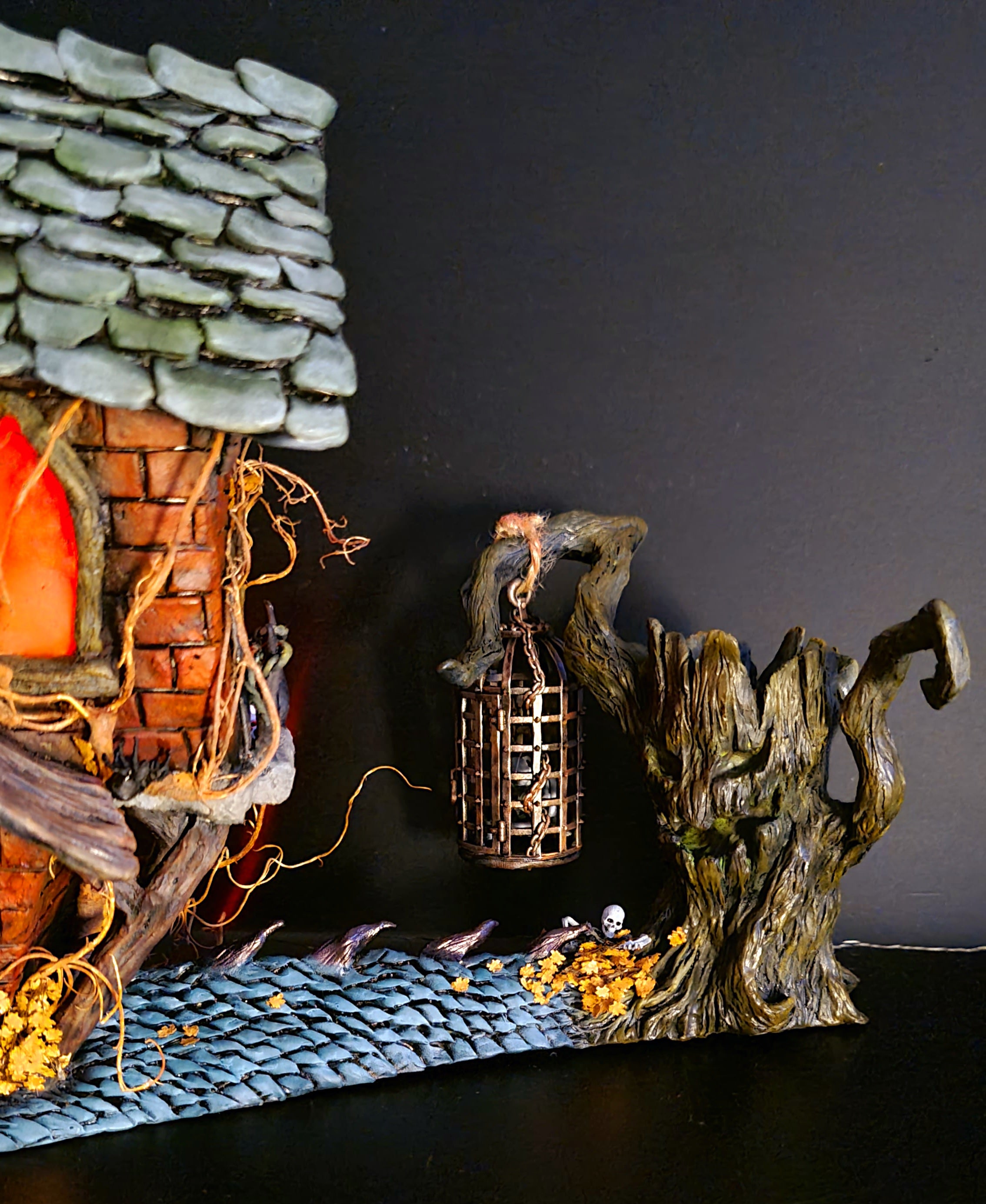 Vampire Snagon- original polymer clay sculpture
