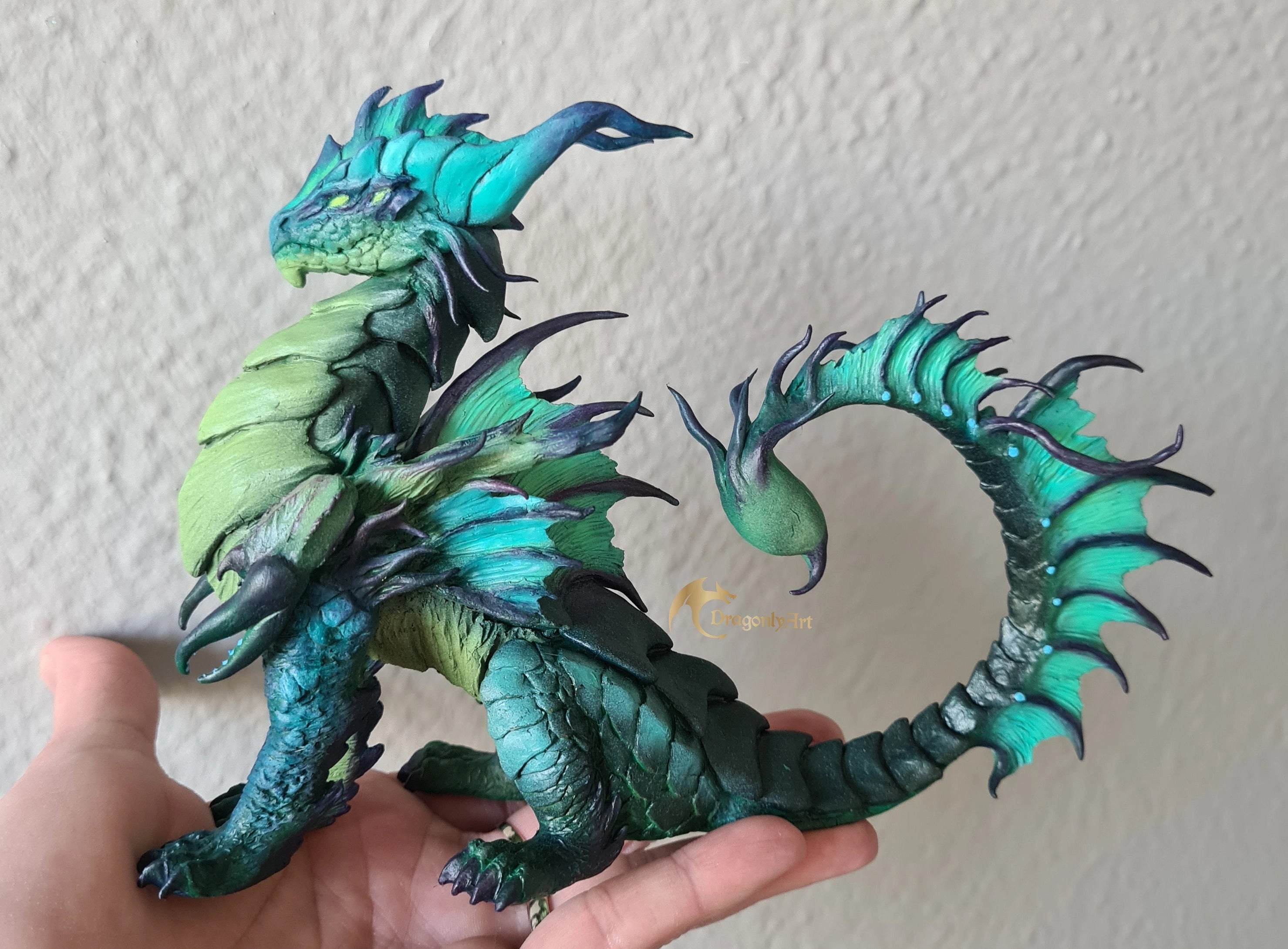 Scorpion Dragon – One of a Kind Handmade Fantasy Sculpture