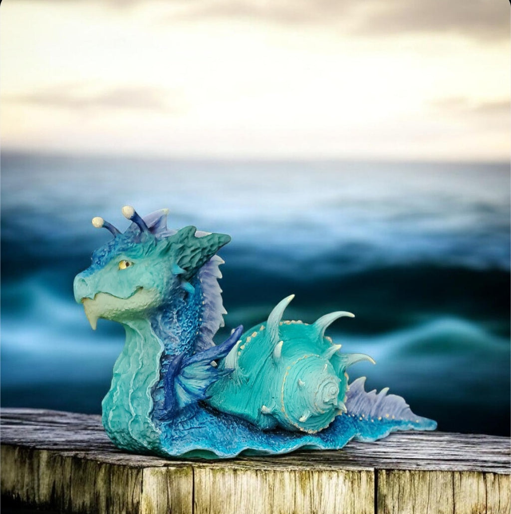 Ocean Guardian – Fantasy Dragon Snail Sculpture