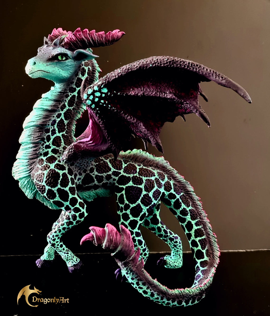 Giraffe Dragon- OOAK sculpture